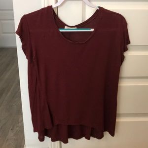 Maroon Tee